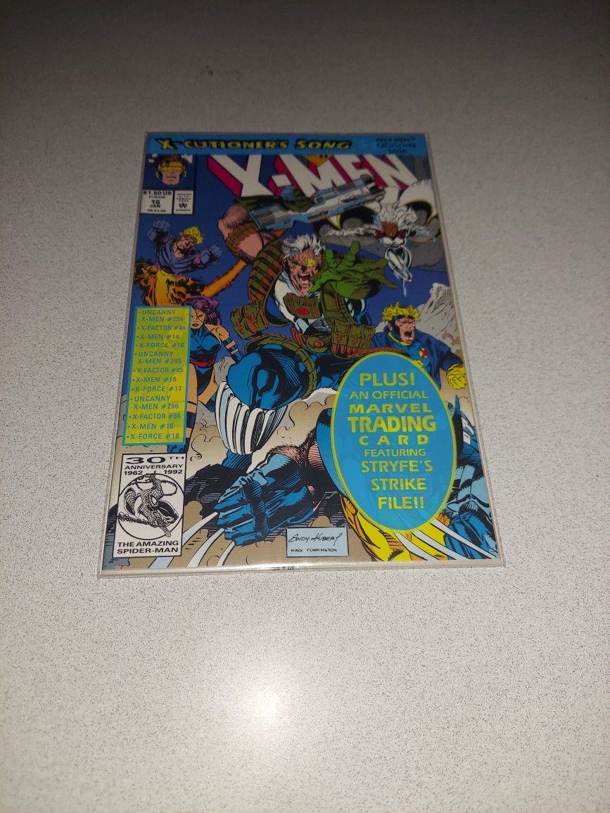 1992 X-MEN #18 COMIC BAGGED AND BOARDED