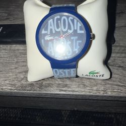 Lacoste blue watch