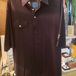 Mens XL Slazenger Black Polo