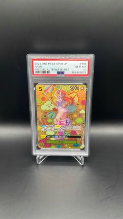 One Piece OP09 Nami #106 Special Alternate Art PSA 10 Japanese