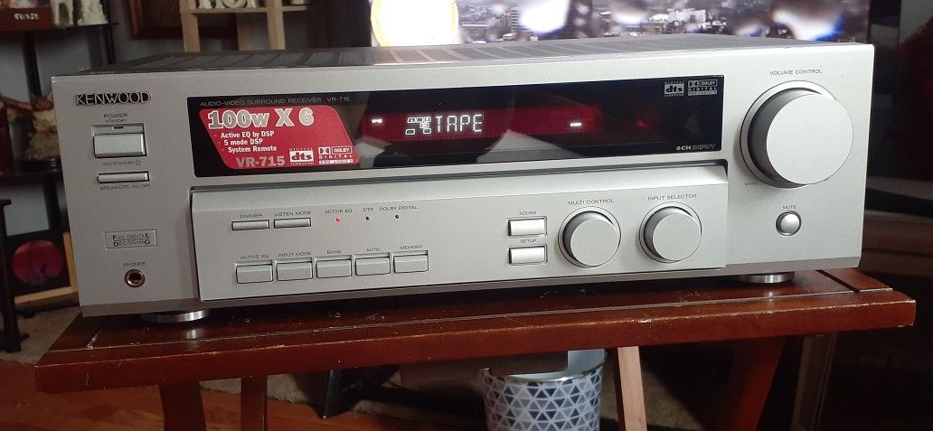 KENWOOD AUDIO/ VIDEO RECEIVER EXCELLENT WORKING CONDITION..CLICK ON PICTURE YOU WILL GET FULL PICTURE SIZE
