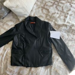 Alice And Olivia Leather Jacket 