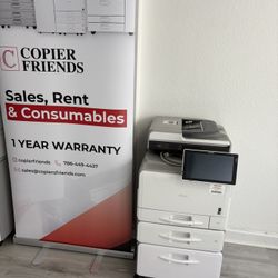 Office Printer Ricoh Mp C307 Color Copier Machine Laser