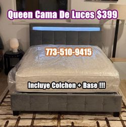 Queen Cama con Colchon y Base 💥🚛