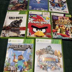 Lot Of Xbox 360 Video Games Minecraft 