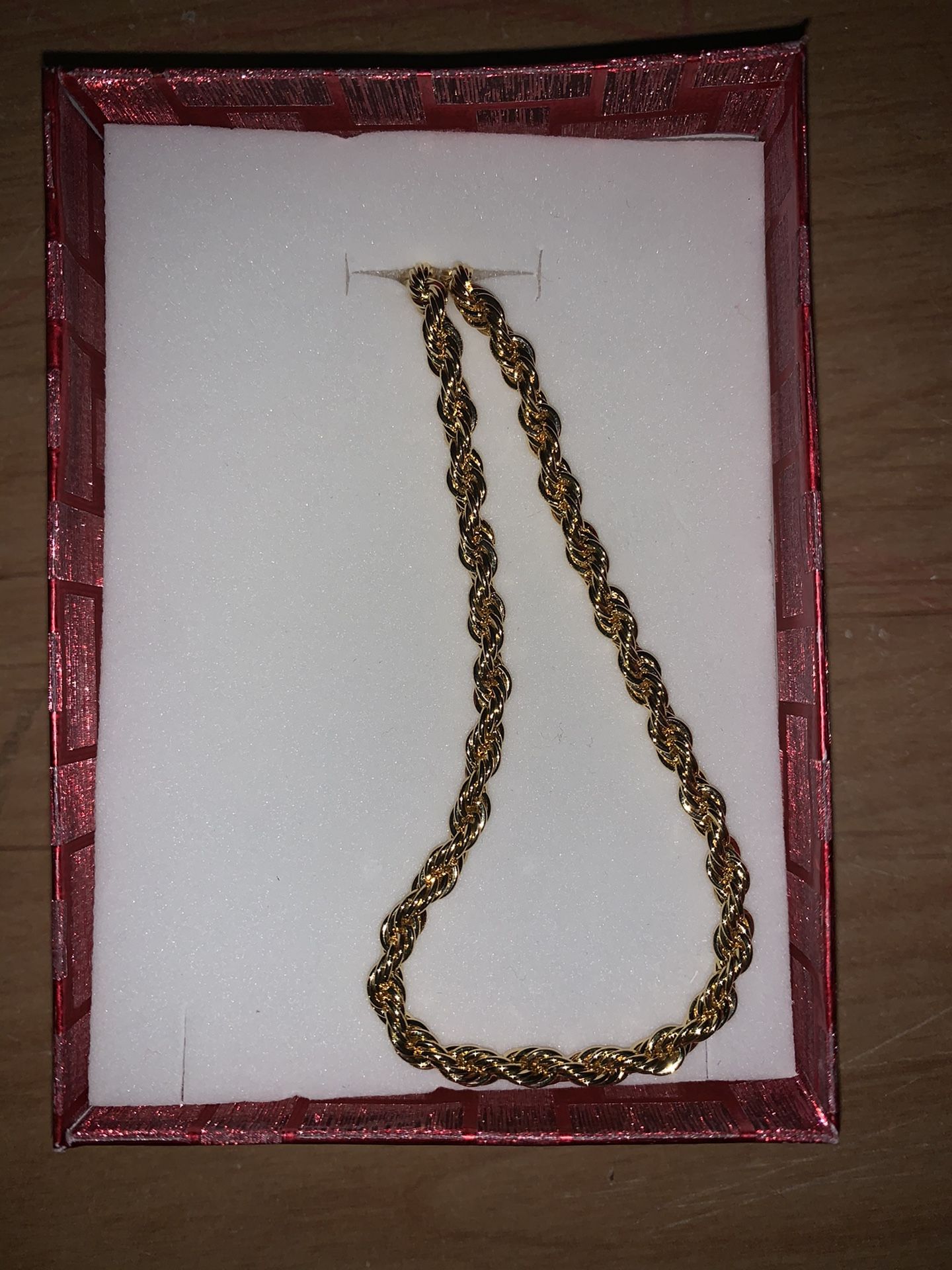 14k rope chain