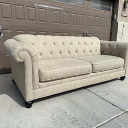 Beautiful neutral-tone couch