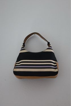 Victoria secret Striped Canvas Mini Shoulder Bag