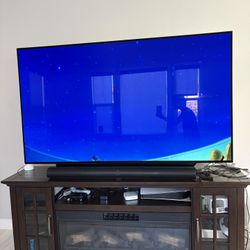 LG OLED 77” Tv + Tv Stand For Sale 