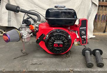 Honda 6.5hp w/ stage 2 kit, electric start, twist throttle