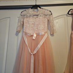 Formal Pink Dress-Girls