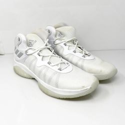 Adidas Mens Explosive Bounce  White Basketball Shoes Sneakers Size 13 Athletic Gym 