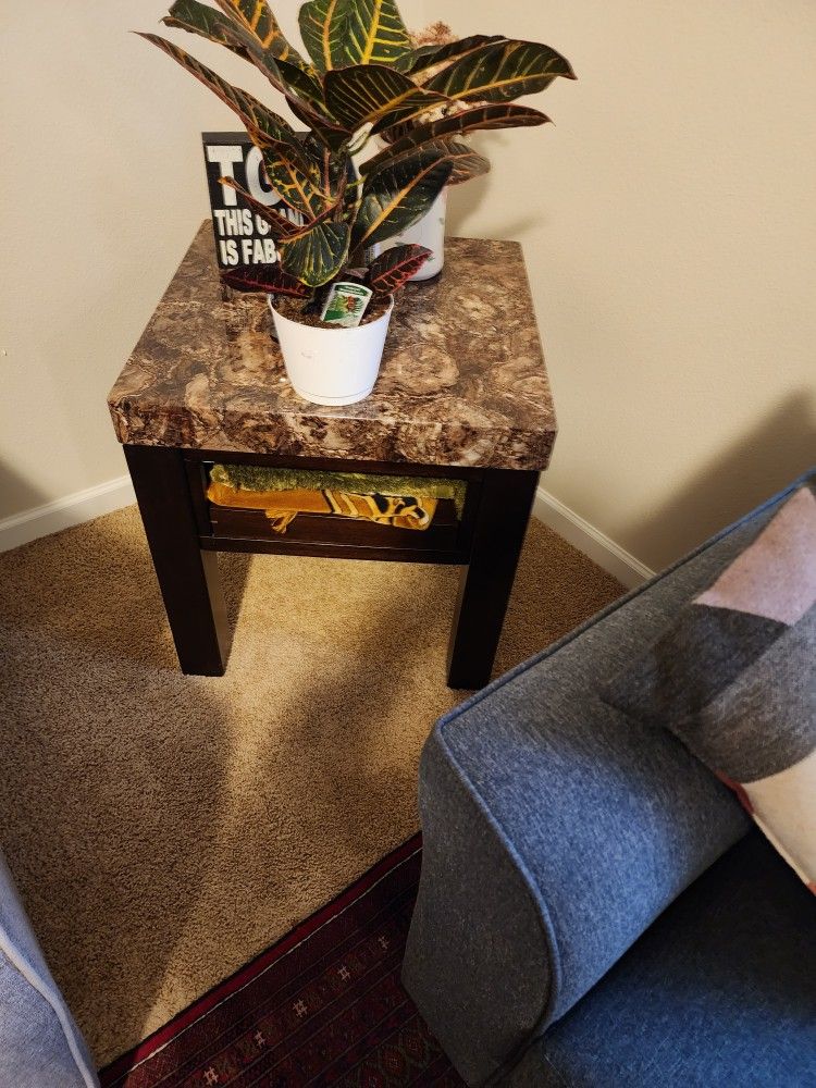 Coffee And Matching End Table