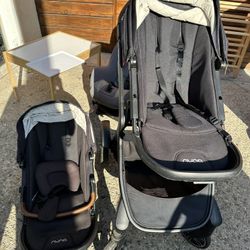 Nuna demo Grow Stroller With Sibling Seat