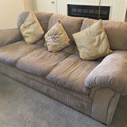 Sofa, Three Places, Beige 