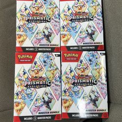Pokemon Prismatic Evolutions Booster Bundles 