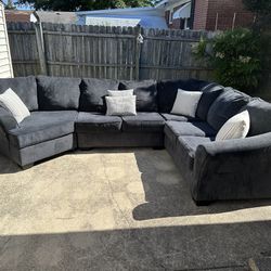 Large Dark Gray Sectional | Free Delivery