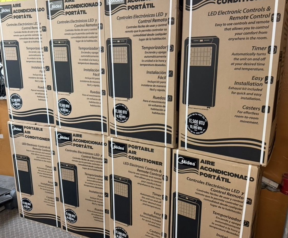 Portable Air-Conditioning Units 13500 Btu Cools 450 Sq Ft. Comes With ...