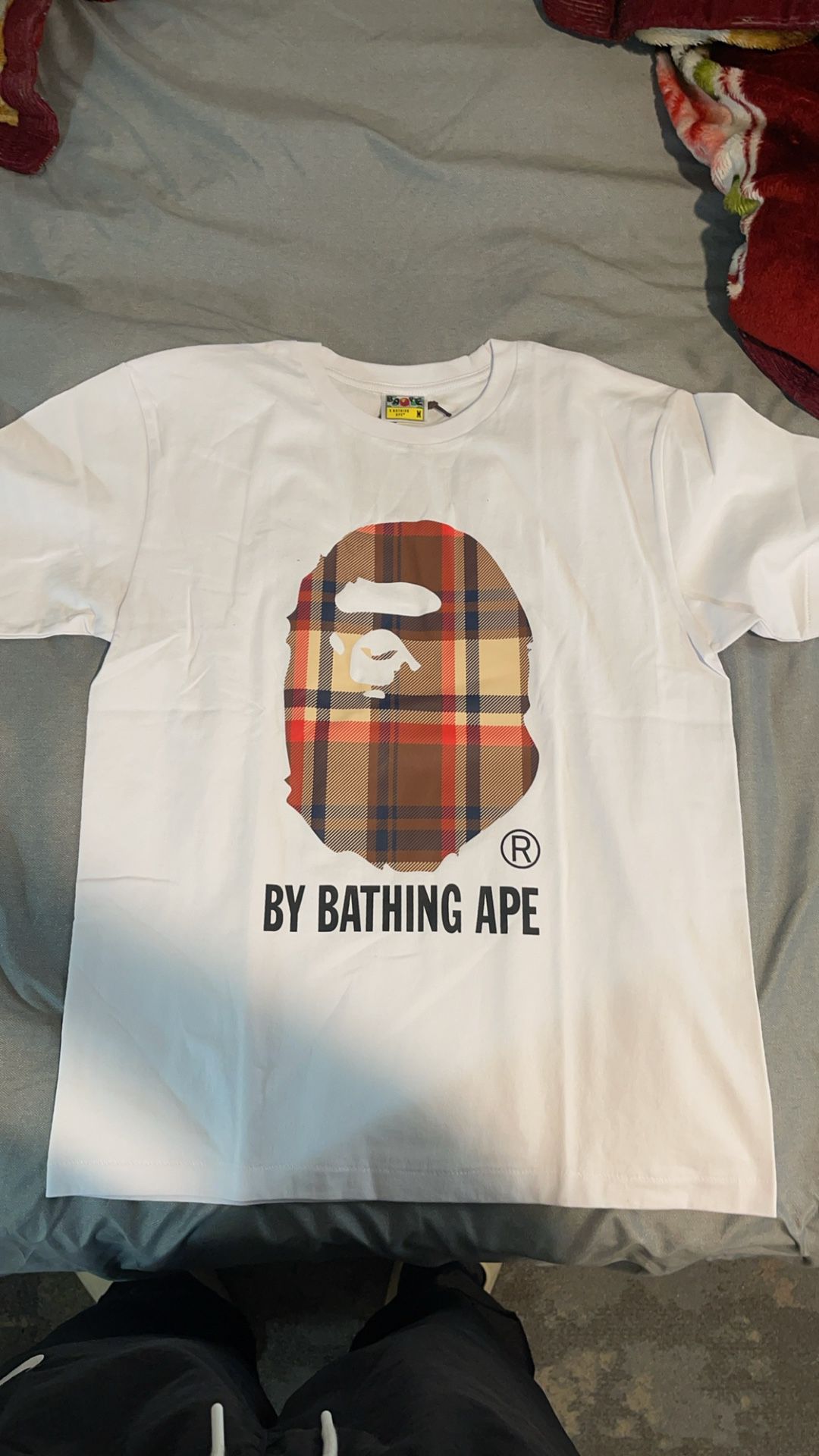 Bape Burberry Check T Shirt 