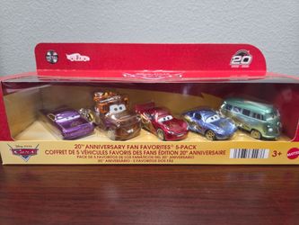 20th Anniversary  Cars 5 pack