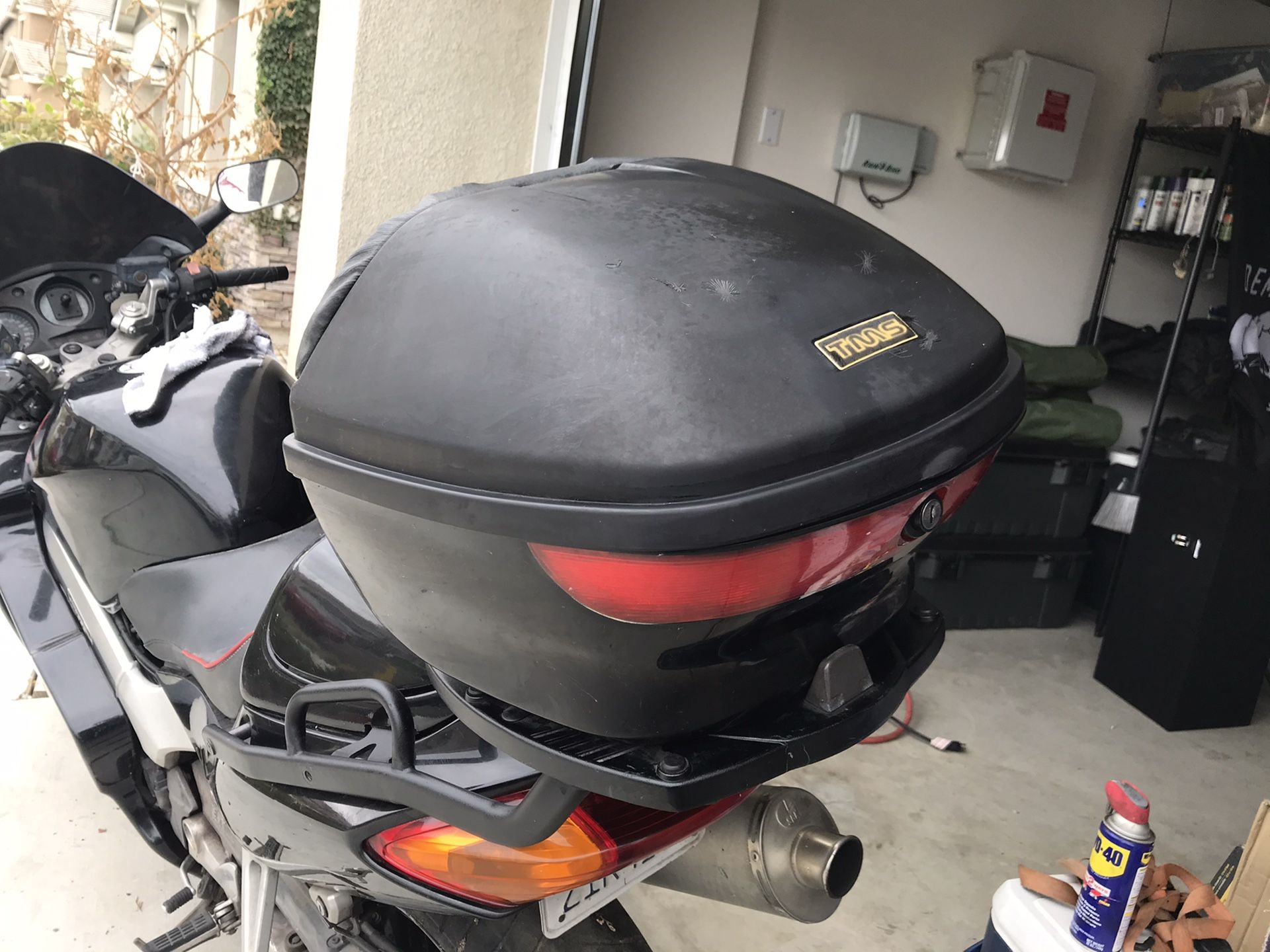 Motorcycle trunk, case, bags