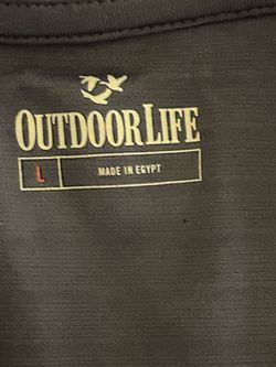 Outdoor men’s polo shirt gray large