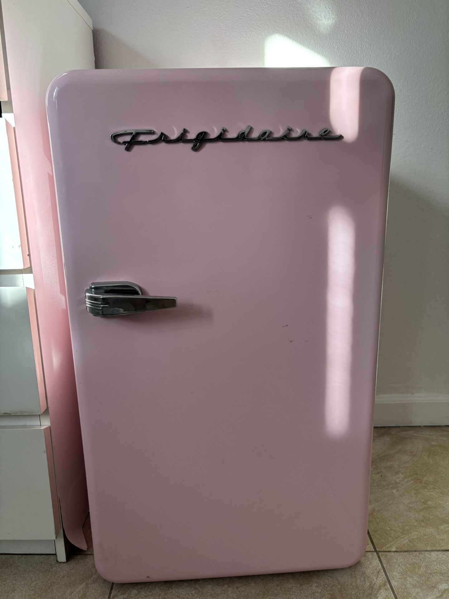 Pink Compact Refrigerator