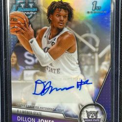 Real Nice Topps Dillon Jones Rookie, Auto, # 131/250 Card MINT 