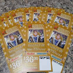 2026 RENAISSANCE FESTIVAL TICKETS