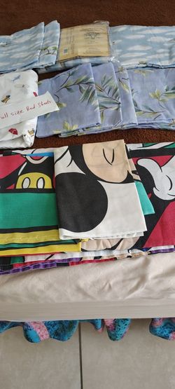 Full Size Sheets Set Flats &2 Pillowcase  Buy All 3 Set $15