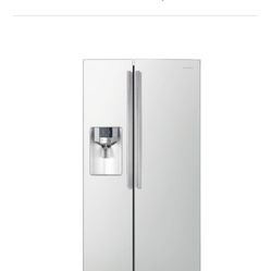 Samsung Gently Used Like New White Refrigerator French Door Style-gently Used Like New- works Greats.