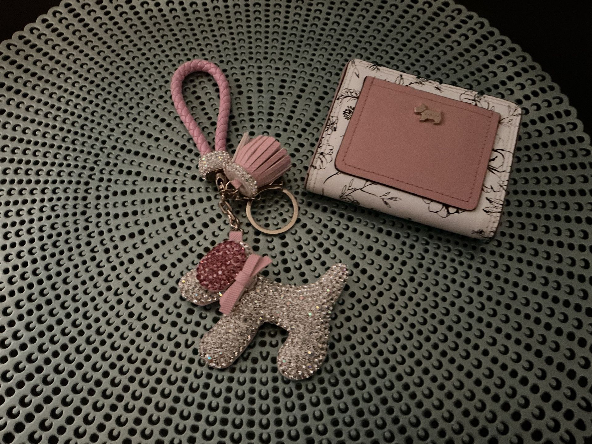 Cute Scotty Dog Wallet And Keychain