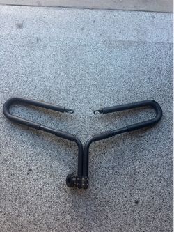 Bike surfboard rack