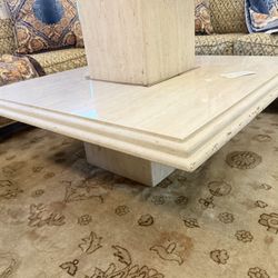 Italian TRAVERTINE Coffee Table