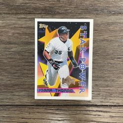1996 Team Topps Frank Thomas Star Power Baseball Card Chicago White Sox