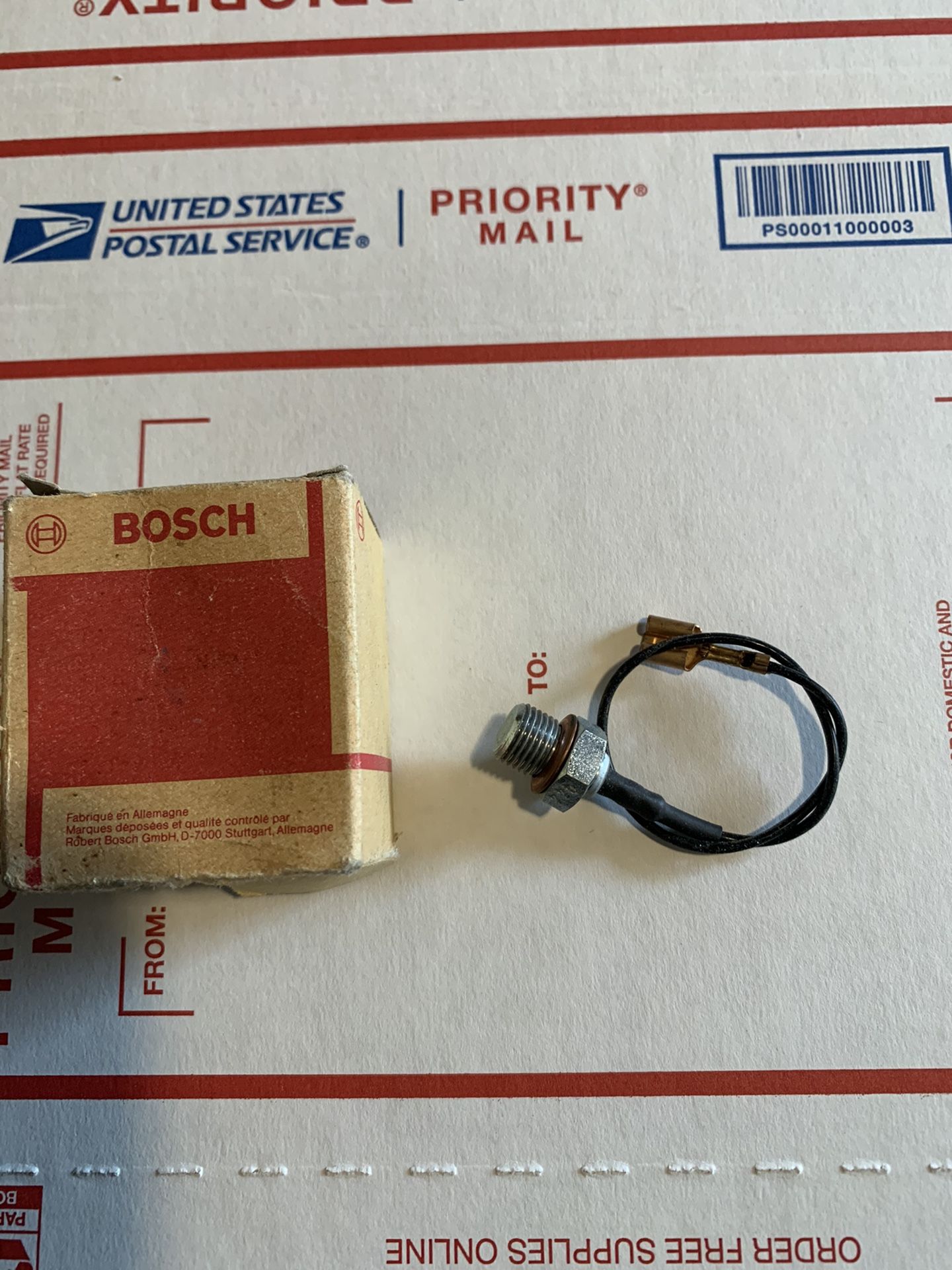 Vw Air Cooled 1970s To 1980s Temperature Sensor Bosch New In Box