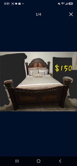 Queen bed frame