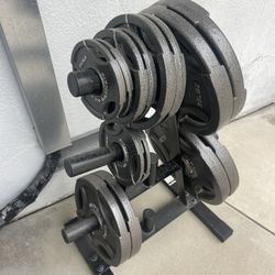 Used Squat Rack + Weights