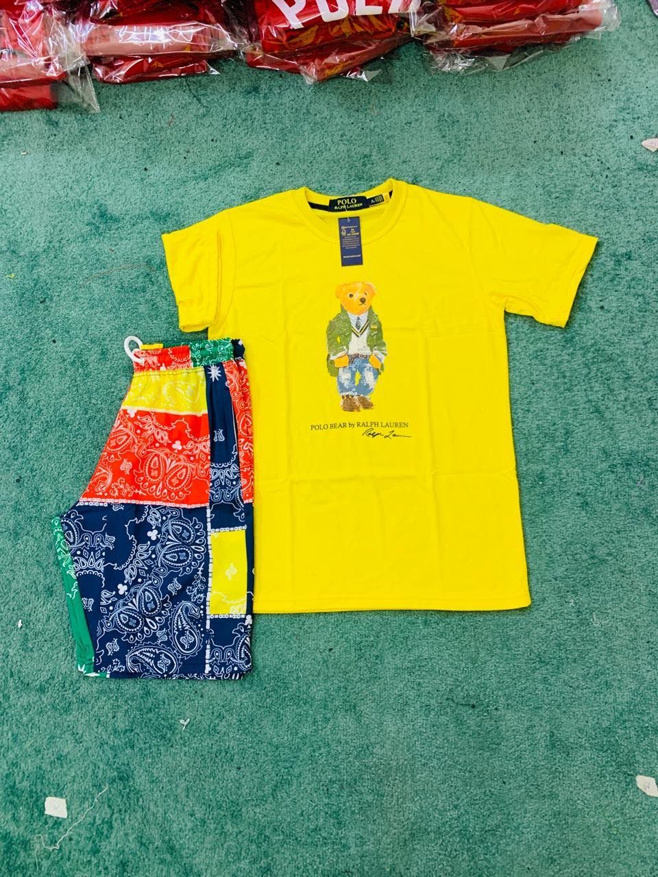 Men’s polo Shirt And Short Set