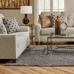 Tweed fabric Sofa and loveseat!
