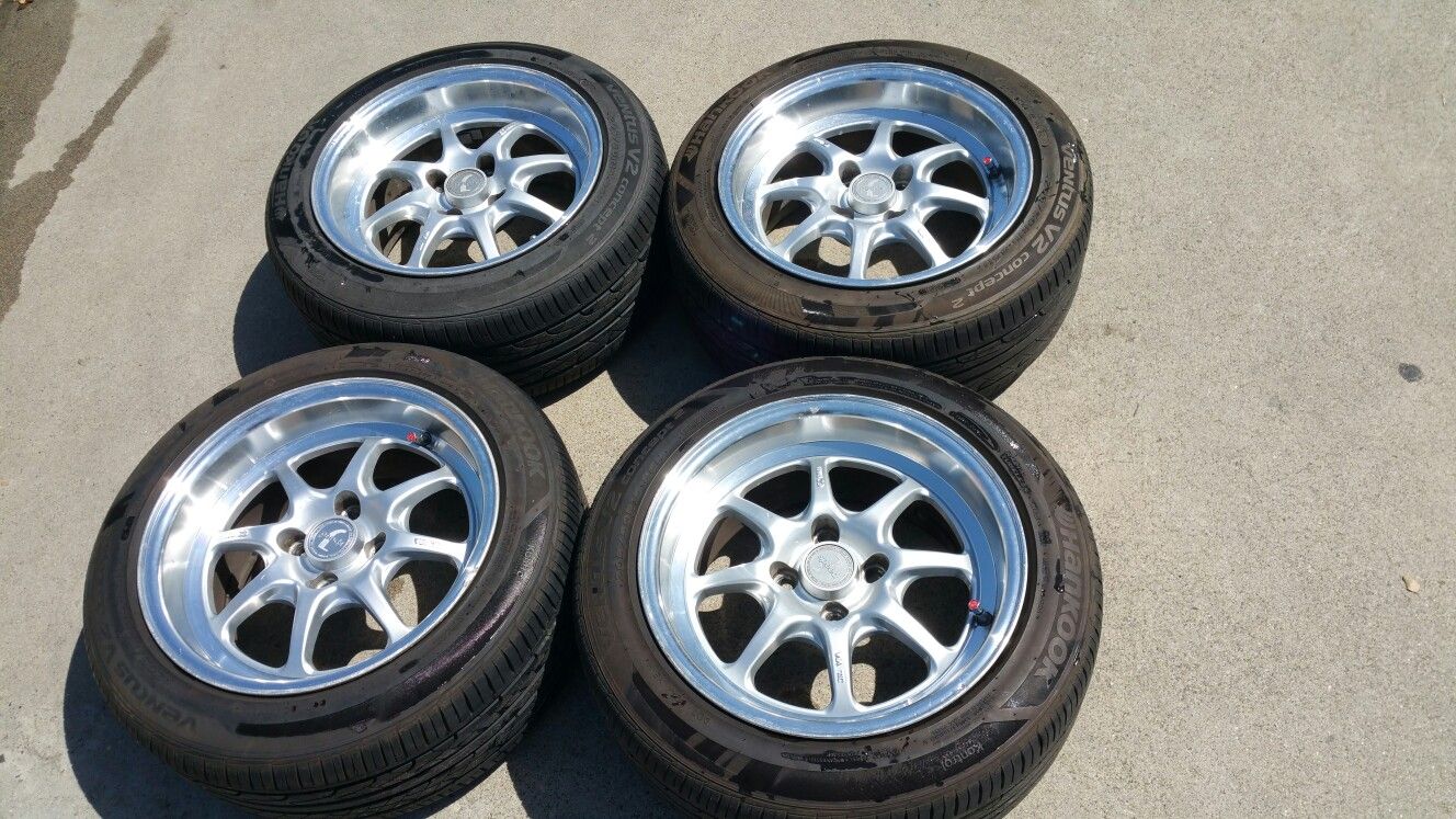 Enkei J speed 4×100, 15x8 +25