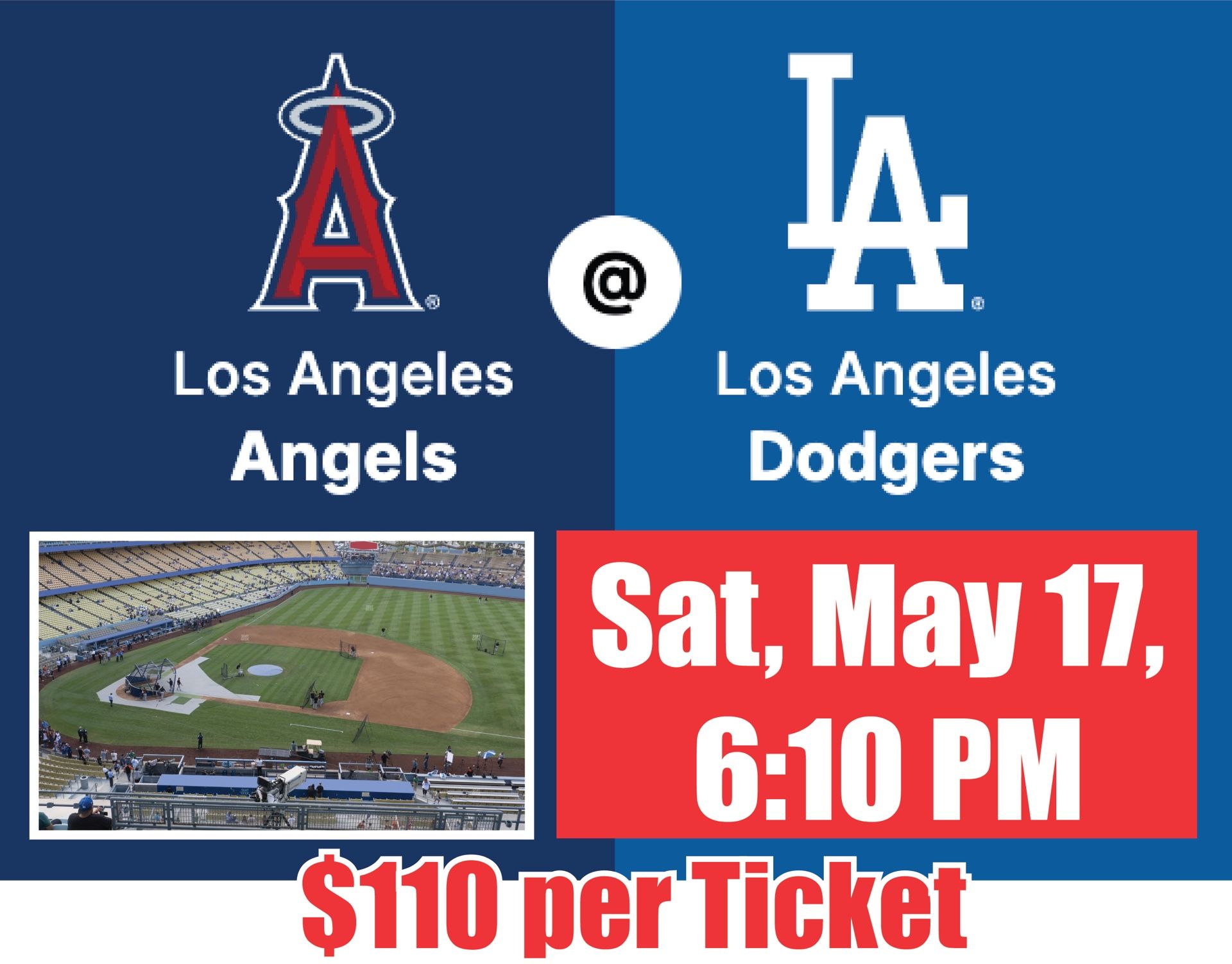 LA Dodgers Vs LA Anges