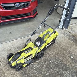 RYOBI 13in. Electric Mower (not working - free)