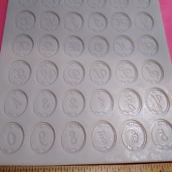 Alphabet Silicon Mold $10