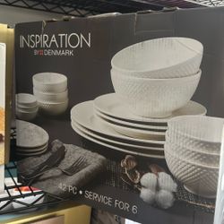 Inspiration by Denmark 42 pc service for 6 plates, tabletop