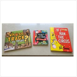 Set of 3 Children's Story & Nature Books (Dr. Seuss, Shine-A-Light, & Wildlife)