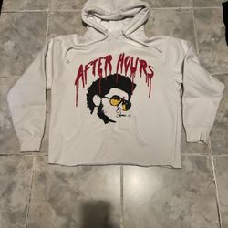 The Weekend x VLone Bat Country After Hours Pullover Hoodie SZ M White SS20