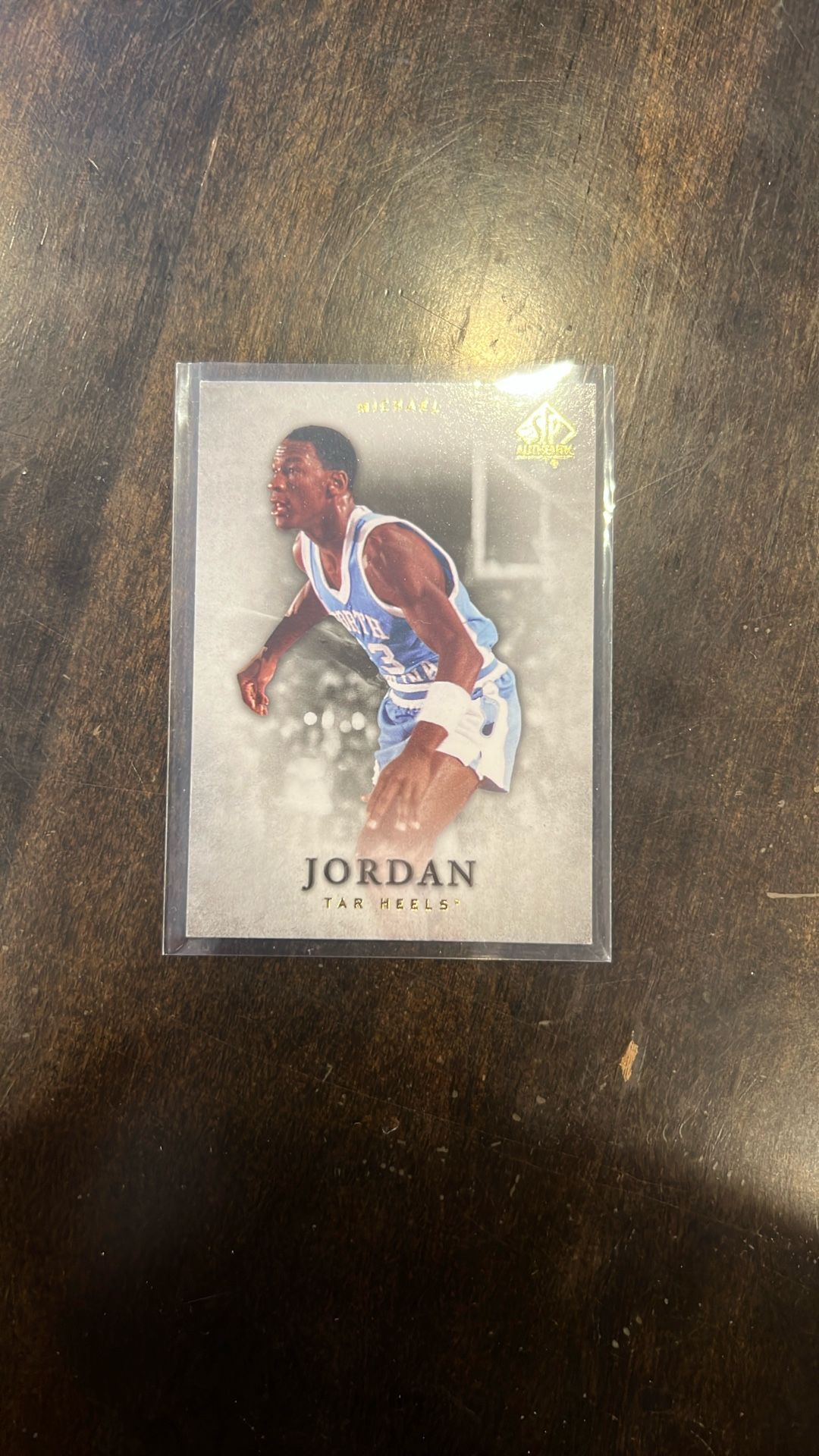 Upper Deck SP Authentic Michael jordan Tar Heels