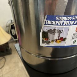 Stainless Steel 20qt Tamale Pot