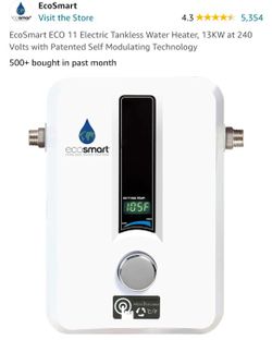 Eco 11 Smart Tankless Water Heater